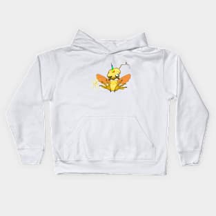 Grumpy Chicken Unicorn Kids Hoodie